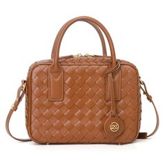 PRICES MAY VARY. [Stylish Woven Top Handle Handbags]: This stylish woven leather purse bag features a beautiful hand-woven look with two types of straps, a top handle and a long crossbody strap. Match with smooth hardware zipper, combined to an ideal trendy purse for daily carrying in the office, party, shopping, travel, vacations, and so on. [Quality Material]: The woven crossbody bags for women is made from high-quality vegan leather(PU), scratch and tear resistance, and durable material that Office Crossbody Bag With Braided Handles, Office Shoulder Bag With Braided Handles, Elegant Travel Box Bag With Braided Handles, Rectangular Office Satchel With Braided Handles, Brown Office Bags With Braided Handles, Leather Shoulder Box Bag With Braided Handles, Trendy Purses, Sustainable Accessories, Purse For Women