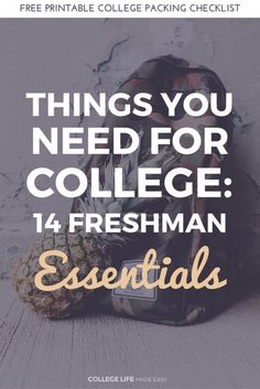 Freshman list. Not everything is important for my college and not all new ideas either but good info and reminders! Freshman Essentials, College Essentials Supplies, Dorm Packing List, College Supply List, College Packing Checklist, Dorm Packing, Freshman Tips, College Preparation