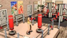 an animated image of a man in a boxing ring