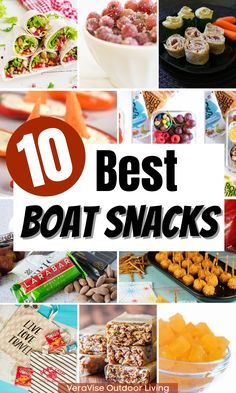 the top 10 best boat snacks