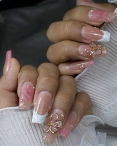 Acrylic Nails Pink, Nails Summer Nails, Girly Acrylic Nails, Acrylic Nails Coffin Short, Short Acrylic Nails Designs, Nails Summer, Nails Pink, Pink Acrylic Nails, Square Acrylic Nails