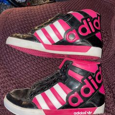 Good Condition Needs Laces. Could Easily Look Brand New With A Quick Wipe Down Adidas Basketball Shoes, Shoes Adidas, Adidas Shoes, Basketball Shoes, Adidas Women, Color Purple, Athletic Shoes, Basketball, Size 7