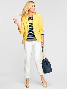 Talbots Outfits, Limerick City, Outfits Formal, Eaton Centre, Clothes Shops, Pretty Cardigans, Elegant Work Outfits, Hiking Clothes, Blazer Outfits Casual