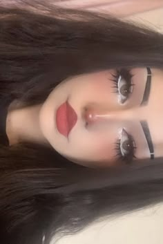 Maquillaje Egirl, Anime Makeup Looks, Uwu Makeup, Egirl Makeup, Nose Makeup, Kawaii Makeup, Makijaż Smokey Eye