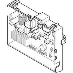 a drawing of the inside of an electrical device