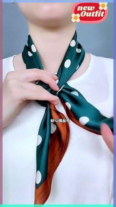 How To Tie a Headscarf | Gilrs Necktie | Tie A Trending Scarf #fashion #scarfstyle #shorts #scarftie #scarfstyle scarf tutorial, head scarf styles, crochet l... Scarf Styles Videos, Neck Scarf Tying Tutorials, Tying A Neck Scarf, Scarf Hacks Tutorials, How To Tie A Scarf Around Your Neck, Neck Scarf Styles, How To Tie A Scarf, Scarf Tying Tutorial, Chic Travel Outfit