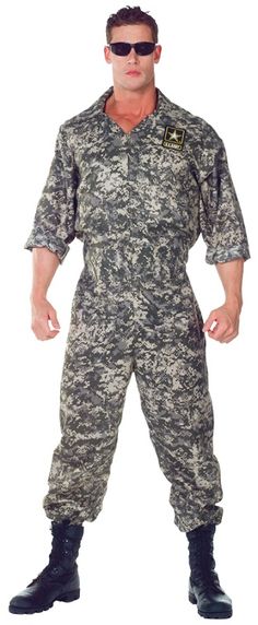 Men's Army Soldier Costume Military Style Outfits, Men Halloween Costume, Army Man, Jumpsuit Costume, Halloween Costume Store