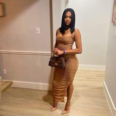 Bad And Boujee Outfits, Baddie Dresses, Birthday Dinner Outfit, Nude Outfits, Girls Black Dress, Boujee Outfits, Nude Dress, Dinner Outfit, Dress Up Outfits