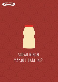 a bottle with the words supah minum yakut hari inn?