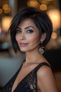 Κούρεμα Bob, Bold Women, Short Hair Images, Haircuts For Medium Hair, Bob Haircuts For Women, Penteado Cabelo Curto, Trendy Hair, Short Hair Haircuts, Short Hair With Layers