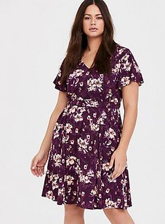 Disney Tangled Floral Lantern Burgundy Purple Skater Dress, TANGLED FLORAL Tangled Dress Pattern, Amity Blight Grom Dress, Tangled Costume Adult, Purple Skater Dress, Floral Lantern, Lantern Dress, Challis Dress, Blue Chiffon Dresses, White Lace Midi Dress