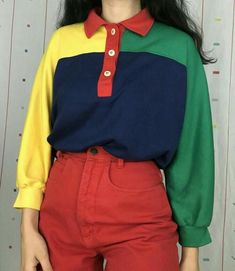 K Fashion, Grunge Look, Lady Fashion, Retro Mode, Moda Vintage, Outfit Goals, Colourful Outfits, Looks Vintage