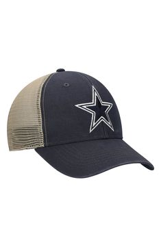 When it comes to Dallas Cowboys fandom, you know that you're the real MVP. Show your fiery spirit and your fan status by grabbing this Flagship MVP snapback hat from '47. This snapback features a bold Dallas Cowboys logo on the front and breathable mesh panels on the back, so you can assert your allegiance and keep comfortable doing it. Material: 100% Cotton  Material I; 100% Polyester  Material II Mid Crown Structured fit Curved bill Snapback One size fits most Four mesh mid and rear panels Emb Cowboys Logo, Dallas Cowboys Logo, Curves Workout, Mesh Panel, Dallas Cowboys, Snapback Hat, Snapback Hats, Polyester Material, Cotton Material