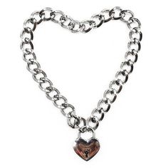 Heart Lock Necklace at Boogzel Apparel Heart Lock Necklace, Metal Choker Necklace, Padlock Necklace, Lock Pendant, Metal Choker, Heart Padlocks, Heart Lock, Lock Necklace, Heart Choker