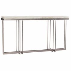 Blaire Console Table - Furniture - Accent Tables - High Fashion Home Luxury Storage, Dresser Design, Console Storage, Cabinet Ideas, Modern Contemporary Style, Hooker Furniture, High Fashion Home, Tubular Steel, Sofa Tables