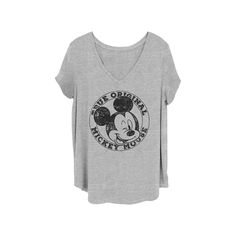 a women's mickey mouse t - shirt with the words, we are original disney