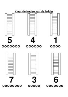 the numbers and symbols for ladders are shown in this diagram, which shows how many steps can be made