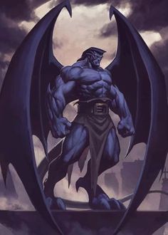 an image of a man in the air with his hands on his hips while standing next to a giant bat