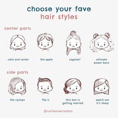 the different types of hair styles for kids to choose from, and how they use them