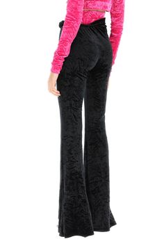 92% Polyester 8% Elastane Luxury Stretch Bottoms For Party, Luxury Wide Leg Bottoms For Fall, Luxury High Waist Bottoms For Fall, Luxury Wide Leg Bottoms For Night Out, Fitted Full-length Luxury Pants, Fitted Full Length Luxury Pants, Fitted Luxury Full-length Pants, Luxury Fitted Full-length Pants, Luxury Trousers For Fall