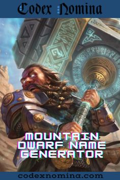 Mountain Dwarf Name Generator & Guide 160 Pounds