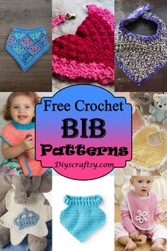 free crochet bib patterns for babies and toddlers