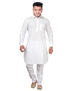 Indian cotton men's wear kurta pajama set Plain kurta Solid kurta set Ethnic Party Wear kurta for men Handmade kurta pajama Plain Kurta, Plus Size Designers