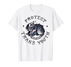 PRICES MAY VARY. Protect Trans Youth Possum Support Trangender LGBT Pride shirt gift for men, women, young, protech trans kids, possum mom lgbt. lgbt pride month Lightweight, Classic fit, Double-needle sleeve and bottom hem Estilo Real, Trans Pride, Pride Tshirts, Lgbt Pride, Pride Month, Pride Shirts, Gift For Men, Branded T Shirts, Heather Grey