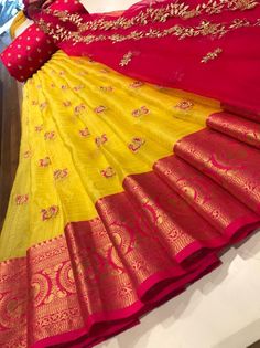 Banaras Lehenga, New Lehenga, Lehenga Fabric, Pearl Work, Orange Saree, Wedding Types