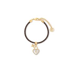 LOUIS VUITTON® - Heart Padlock Bracelet - Monogram Luxury Adjustable Heart-shaped Bracelet, Luxury Adjustable Heart Bracelet, Padlock Bracelet, Louis Vuitton Bracelet, Heart Padlocks, Bracelet Heart, Love And Romance, Louis Vuitton Official, Bracelet Collection