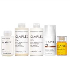 New & Sealed Olaplex No.3 Hair Perfector Is A Best-Selling At-Home Treatment That Efficiently Counteracts Damage, Leaving Your Hair Stronger And Healthier With Each Application. Olaplex No.4 Bond Maintenance Shampoo Repairs And Protects Hair From Everyday Stresses Including Damaged Hair, Split Ends, And Frizz By Re-Linking Broken Bonds. Leaves Hair Easier To Manage, Shinier And Healthier With Each Use. N4 Is Color-Safe And Proven To Reduce Breakage And Strengthen All Types Of Hair. Olaplex Bond Olaplex Kit, Hair Split Ends, Olaplex No 3, Bonding Oil, Broken Bonds, Hair Maintenance, Treated Hair, Strong Hair, No 5