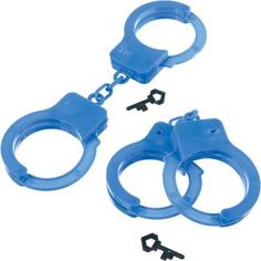 No police officer costume is complete without hand cuffs! These plastic cuffs are fully functional and even come with keys to unlock them. Place them in favor bags or use them in a fun party game. Handcuff Favors product details:  4 handcuffs per package Includes keys Police Officer Party, Officer Costume, Police Birthday Party, Police Officer Costume, Kids Police, Police Party, Police Birthday, Hand Cuffs, Birthday 5