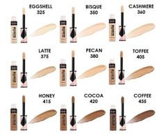 L'Oreal Infallible Full Wear More Than Concealer ~ Choose Your Shade Please inquire about expiration dates prior to purchase as each product may have a different expiration date OR the manufacturer did not provide it.  All items have been inspected as new and unused.  Items are unsealed unless noted otherwise.  Some manufacturers do not provide a seal on their products.  If you are unsure, please contact me prior to purchase.  If stock photos are used, they are for display purposes only.  I enco Loreal Concealer, Superstay Maybelline, Loreal Paris Makeup, Loreal Infallible, Loreal Paris Infallible, Makeup Shades, Concealer Shades, Blue Eyeliner, Full Coverage Concealer