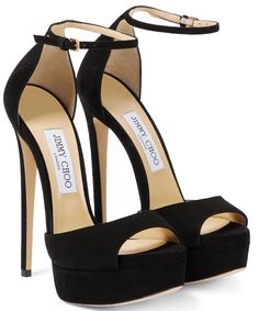 Jimmy Choo Max 150, Jimmy Choo Sandals, 6 Inch Heels, Jimmy Choo Heels, Goat Leather, Jimmy Choo Shoes, Suede Sandals, Crazy Shoes, Stand Tall