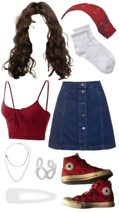 White Button Ups Outfits, Outfits For Brown Hair, Outfit Ideas Png, Stranger Things Outfit Ideas, 90s Outfit Ideas, 80s Inspired Outfits, Png Outfits, Stranger Things Outfit, Xo Kitty