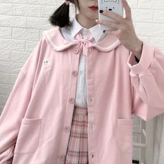 Pastel Academia, Mode Harajuku, Goth Outfit, Stylish Lady, Hipster Grunge, Doll Collar, Pastel Outfit, Pastel Fashion