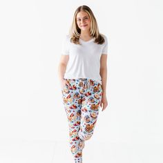 Resting Brunch Face Women's Pants Playful Cotton Joggers For Loungewear, Playful Pants With Elastic Waistband And Relaxed Fit, Playful Loungewear Pants With Pockets, Casual Sweatpants With Elastic Waistband For Pajama Party, Playful Sweatpants With Elastic Waistband For Loungewear, Playful Relaxed Fit Bottoms With Elastic Waistband, Playful Relaxed Fit Sweatpants For Loungewear, Playful Lounging Bottoms Long Pants, Fashion Joggers