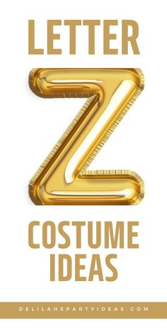 the letter z is for costume ideas