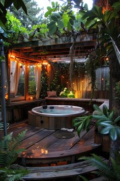 Outdoor Bath House, Relaxing Ideas, Future Board, Outdoor Bath, Outdoor Sauna, Hot Tubs, Bath House