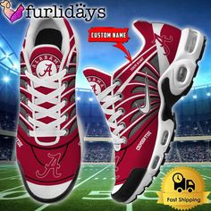 NCAA Alabama Crimson Tide Sport Football Logo Custom Air Max Plus Shoes Experience the perfect blend of style and performance with the Air Max Plus shoes. Featuring an iconic design, optimal air cushioning, and exceptional durability, these shoes provide outstanding comfort and support all day long. Whether you’re running, walking, or simply adding a statement... Black Dachshund, Alabama Crimson Tide Football, Crimson Tide Football, Funny Cat Photos, Alabama Football, Football Logo, Air Max Plus, Iconic Design, Alabama Crimson