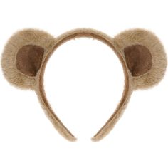 an animal ears headband is shown on a white background