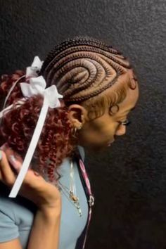 Hair ideas braids Burgundy Alicia Keys Braids, Junk Braids, Brick Braids, Bad Braids, Egyptian Braids, Exotic Braids, Goddess Braids With Beads, Athletic Braids, Christmas Braids