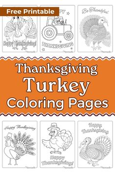 thanksgiving coloring pages with turkeys on them