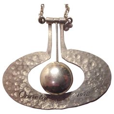 Wirkkala Omena Necklace | From a unique collection of antique and modern miscellaneous jewelry at https://www.1stdibs.com/furniture/more-furniture-collectibles/miscellaneous-jewelry/ Silver Apple, Clay Pendants, Silver Clay, Apple Art, Art Jewelry Contemporary, Precious Metal Clay, Upcycled Jewelry, Metal Clay, Precious Metal