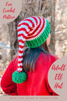 Christmas Elf Hat Crochet Pattern, Crochet Elf Beanie Pattern Free, Crochet Elf Hat Adult, Crocheted Elf Hat, Crochet Long Tail Elf Hat Free Pattern, Santa Crochet Hat Pattern Free, Adult Elf Hat Knitting Pattern, Baby Elf Hat Crochet Pattern Free, Crochet Christmas Elf Hats Free Patterns