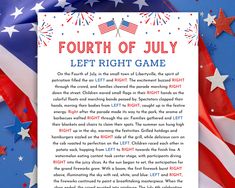 the fourth of july left right game