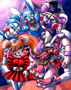 an image of clowns playing with each other