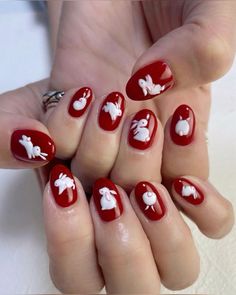 Japanese Art Nails, Easy Gel Nail Art, Future Nails, Kutek Disney, Unghie Sfumate, Bunny Nails, Nails Yellow, Nagel Tips, Her Nails