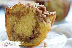 a close up of a muffin on a table