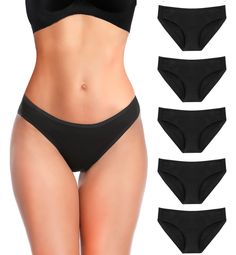 PRICES MAY VARY. 【Material of Bikini Panty】Knickers for women multipack, Lightweight premium soft Low Rise women's underwear made of 95% Cotton 5% Elastane, Give you a comfortable natural experience all day long，Close-fitting and No bondage. 【 Womens Knickers with Low Rise Design】This women's underwear silhouette sits right under your natural waist, the perfect choice for sports, home, bedtime, working and daily wearing if you wear low rise jeans or shorts. 【No-Tag Ladies Cotton Knickers】Tagless hipster panties, goodbye to annoying labels. Comfortable Bikini knickers with when you wear it in any scene, it will show your sexy body and charming feeling. 【Full Coverage Female Underwear 】These hipster knickers cover all of your rears, no ride up, no rolling down, no scratch, no pinching, fits Hipster Pants, Women Braids, Summer Meal, Low Bun, Hair Braids, Hair Black, Braided Ponytail, Girls Hair, Carb Recipes